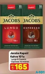 JACOBS  KAPSÜL KAHVE 10'LU fiyat ve kampanya bilgisi